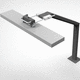 laboratory lighting / LED / height-adjustable
