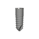 conical dental implant / titanium / internal hexagon