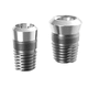 cylindrical dental implant / titanium / internal / short