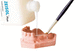 silicone dental material / for dental restorations