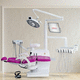 dental treatment unit with electric chair / with adjustable headrest / with hygiene system / with delivery system