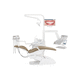 dental unit with electric chair / with adjustable headrest / modular / with monitor