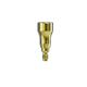 titanium healing abutment / conical / internal / straight