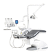 dental unit with adjustable headrest / with monitor / with hygiene system / with delivery system