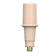 PEEK implant abutment / internal / straight / temporary