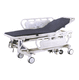 transport stretcher trolley / manual / height-adjustable / with adjustable backrest