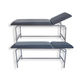 manual examination table / fixed-height / with adjustable backrest / 2 sections