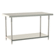 work table / height-adjustable / stainless steel / stationary