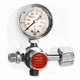 oxygen pressure regulator / medical / single-stage / in-line