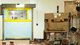 air-tight door / for clean rooms / for laboratory coldroom / roll-up