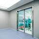 hospital door / for healthcare facilities / swing / glass