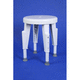 shower stool / without backrest / height-adjustable / plastic
