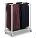 dirty linen trolley / cleaning / 2-bag