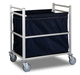 dirty linen trolley / cleaning / with large compartment