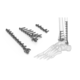 tibia compression plate / fibula / ankle / distal