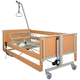 home care bed / electric / height-adjustable / on casters