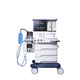 trolley-mounted anesthesia workstation / with respiratory monitoring