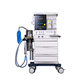 trolley-mounted anesthesia workstation / with respiratory monitoring