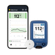 CGM continuous glucose monitoring system / with subcutaneous sensor / patch / wireless