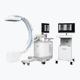 mobile C-arm / with flat panel detector / with video column / with integrated video monitor