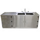 worktop with drawer / with sink / with door / sterilization