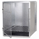modular veterinary cage / stainless steel