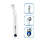 dental turbine / air / push-button / with LED light