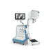 mobile C-arm / with flat panel detector / with small-diameter arc / with integrated video monitor