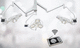 ceiling-mounted surgical light / LED / 3-arm / 96
