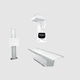 radiography system / digital / for multipurpose radiography / with ceiling-mounted telescopic tube stand