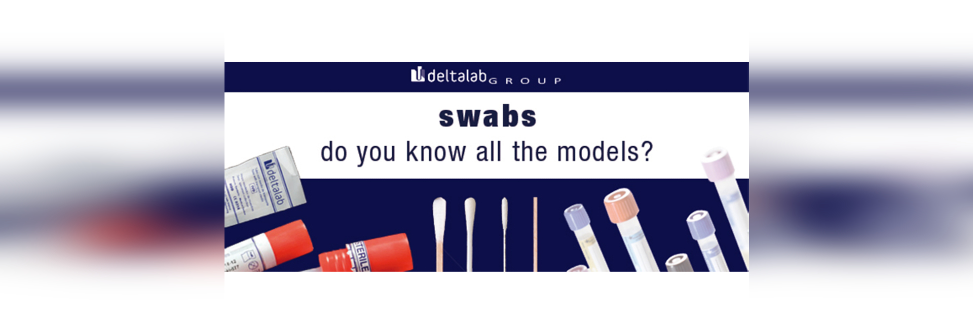 Do you know all the types of swabs? Av. de la Llana, Rubí, Barcelona