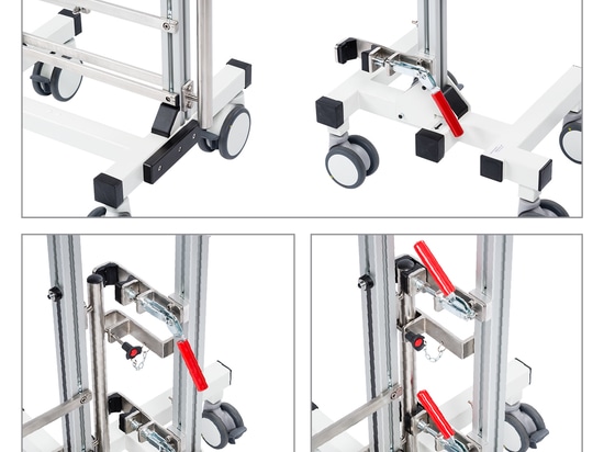 The “Add On Unit” for intra-hospital intensive care transport and patient transfer.