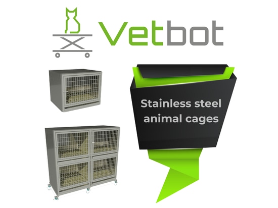 Stainless steel animal cages are legendary for their strength and stamina!