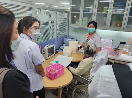 Visit Ramathibodi Hospital, in Thailand