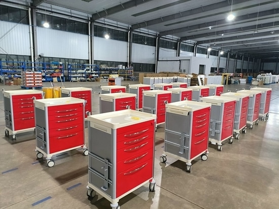 Colorful Hospital Trolley are Ready Shipping to South Africa