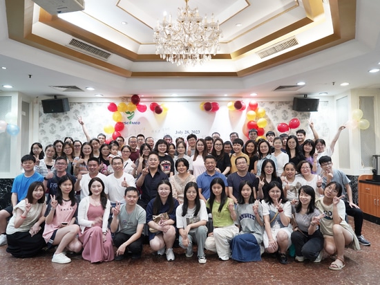 All the employees celebrated Yueshen 20th Anniversary