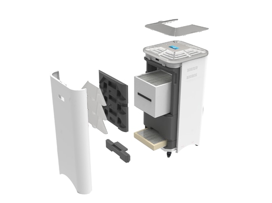 Medical Air Purifier with positive pressure