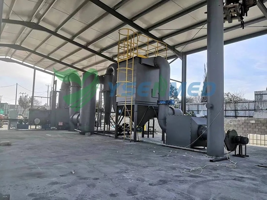 YSENMED medical waste incinerator with gas purification system installed in Cyprus