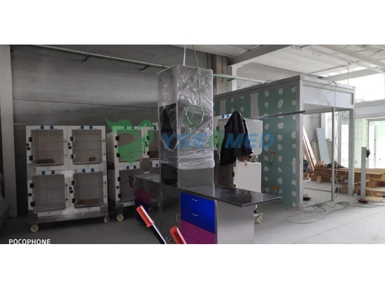 YSENMED Veterinary Equipment Set Up in a New Vet Clinic in Spain