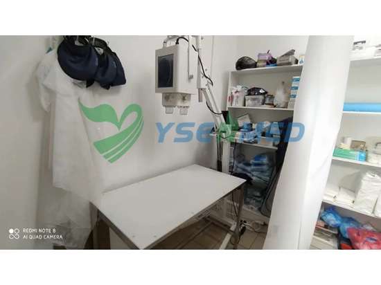 YSENMED YSX056-PE VET portable veterinary DR unit is working well in a vet clinic in Russia.