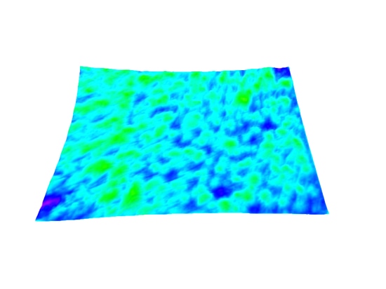 Skin roughness - altitude map