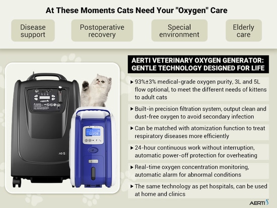 International Cat Day - AERTI Concentrator Protect the Health of Furry Children