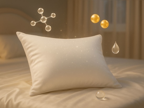 Cosmetotextile pillowcases and functional textiles