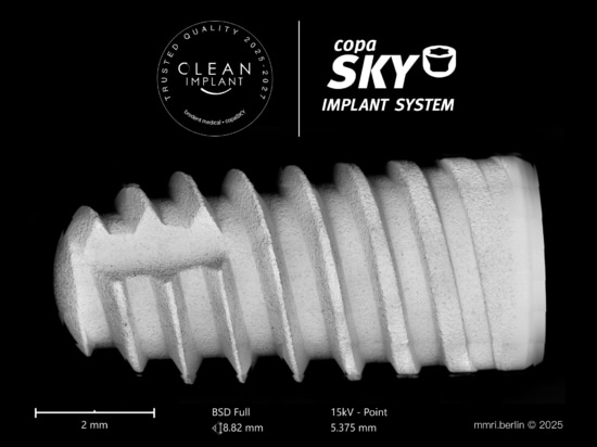 Clean Implant certificate copaSKY