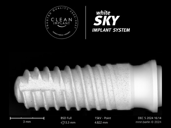 whiteSKY clean implant certificate
