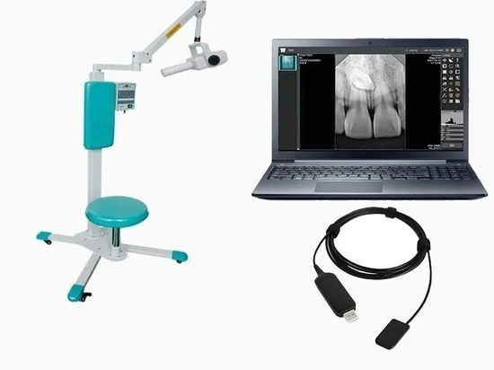 Dental film machine: interdental speed mirror