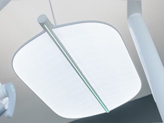 How does SunLike LED lighting affect work in healthcare environments?