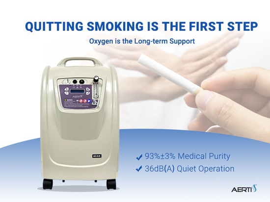 Hard to quit smoking? Try a home oxygen machine
