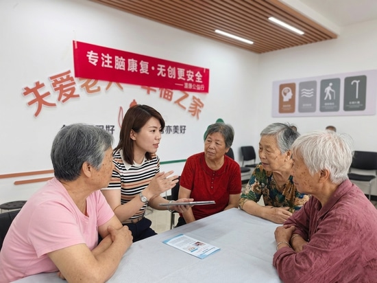 Going directly to the front lines of hospitals to help patients understand home rehabilitation techniques for non-invasive brain stimulation devices