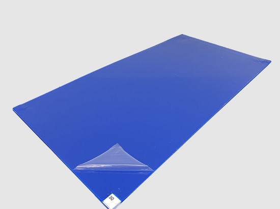Decontamination adhesive mat